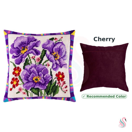 Needlepoint Pillow Kit "Anemone"
