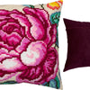 Cross Stitch Pillow Kit "Rose"