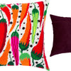 Needlepoint Pillow Kit "Chili peppers"