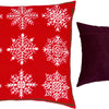Needlepoint Pillow Kit "snowflakes"
