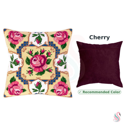 Needlepoint Pillow Kit "Roses"