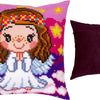 Cross Stitch Pillow Kit "Angel Girl"