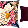 Cross Stitch Pillow Kit "Peonies"