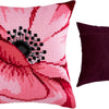 Cross Stitch Pillow Kit "Pink Flower"