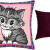 Needlepoint Pillow Kit "Pussycat"