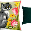 Needlepoint Pillow Kit "Kitty"