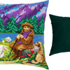 Needlepoint Pillow Kit "Blue Mountains"