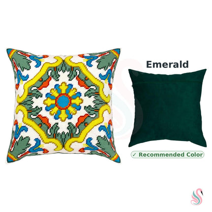 Needlepoint Pillow Kit "Celtic motifs. Autumn"