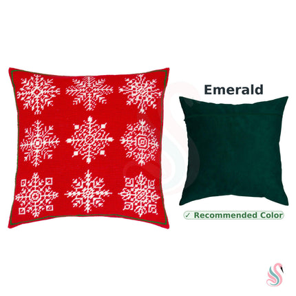 Needlepoint Pillow Kit "snowflakes"