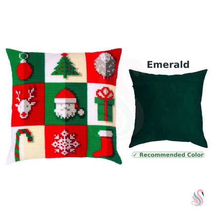 Cross Stitch Pillow Kit "Christmas mood"