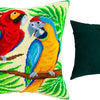 Needlepoint Pillow Kit "Two Parrots"