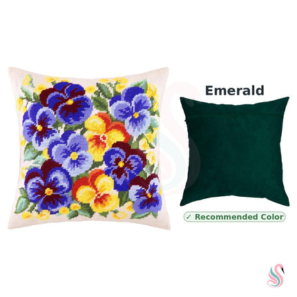 Needlepoint Pillow Kit "Spring Flowers"