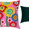 Needlepoint Pillow Kit "Multicolored daisies"