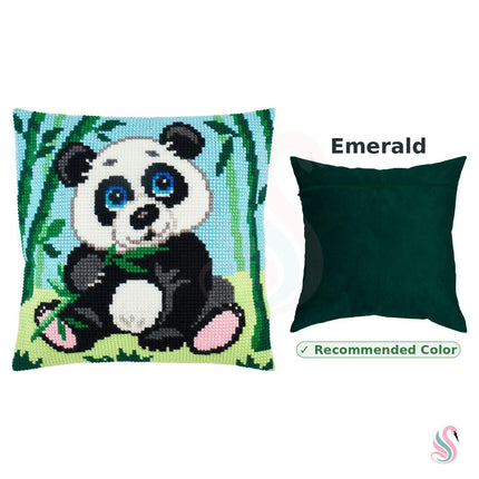 Cross Stitch Pillow Kit "Panda"