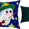 Cross Stitch Pillow Kit "A little ghost"