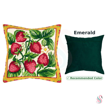 Needlepoint Pillow Kit "Strawberry"