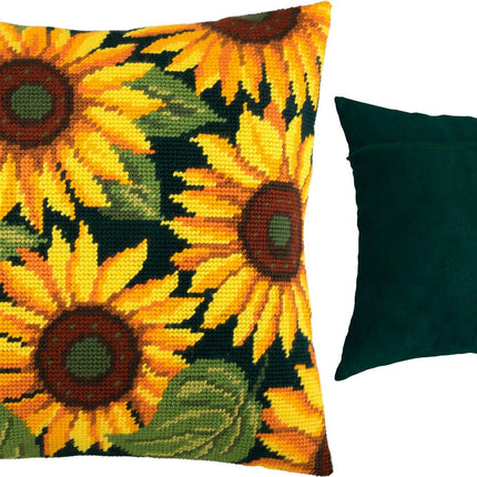 Needlepoint Pillow Kit "Sunflowers"