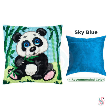 Cross Stitch Pillow Kit "Panda"