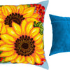 Needlepoint Pillow Kit "Sunflowers and viburnum"