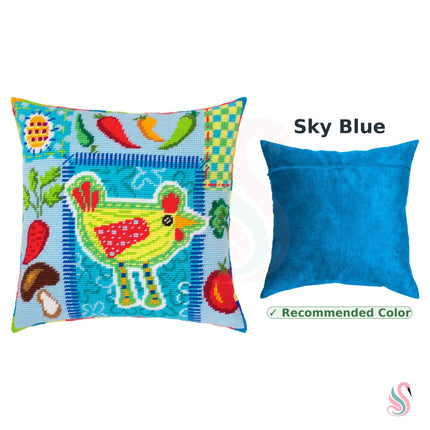 Needlepoint Pillow Kit "Rustic Kitchen Charm"