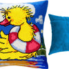 Needlepoint Pillow Kit "Duckling the Sailor"