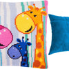 Cross Stitch Pillow Kit "Giraffes"