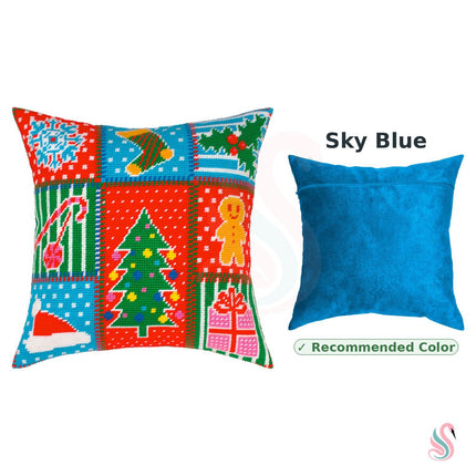 Needlepoint Pillow Kit "Patchwork"