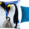 Needlepoint Pillow Kit "Penguins in Love"