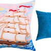 Needlepoint Pillow Kit "Sailing Ship"