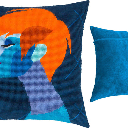 Needlepoint Pillow Kit "Temptation"