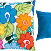 Cross Stitch Pillow Kit "Summer Flowers"