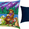 Needlepoint Pillow Kit "Blue Mountains"