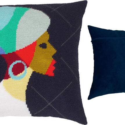 Needlepoint Pillow Kit "Dignity"
