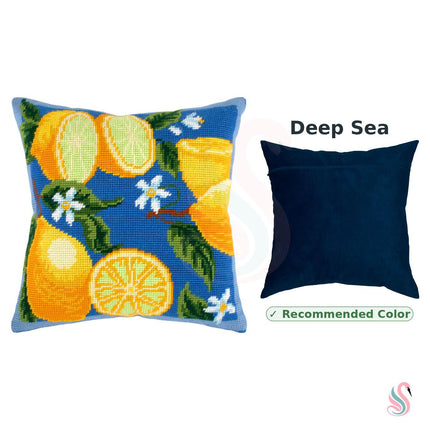Needlepoint Pillow Kit "Lemons"