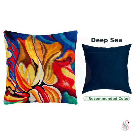 Cross Stitch Pillow Kit "Gouache"