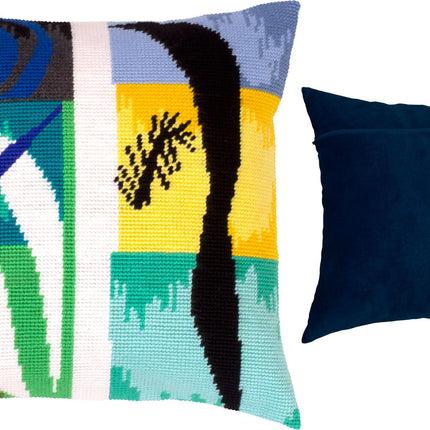 Needlepoint Pillow Kit "Beasts of the Sea"