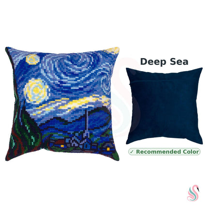 Cross Stitch Pillow Kit "Starry Night"