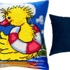 Needlepoint Pillow Kit "Duckling the Sailor"