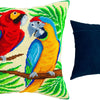 Needlepoint Pillow Kit "Two Parrots"