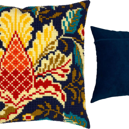 Cross Stitch Pillow Kit "Windrush. Hazelnut"