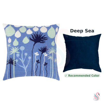 Needlepoint Pillow Kit "Purple Reverie"