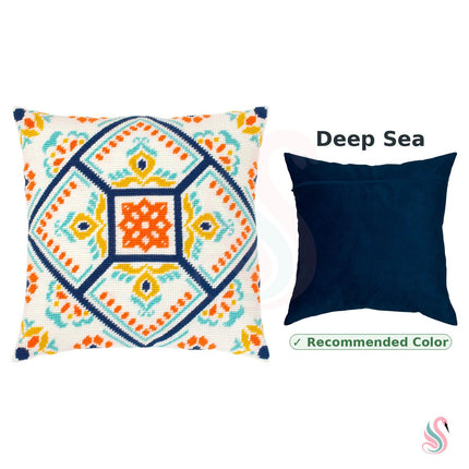 Needlepoint Pillow Kit "Clarity of Day"