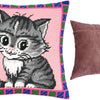 Needlepoint Pillow Kit "Pussycat"
