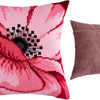 Cross Stitch Pillow Kit "Pink Flower"