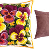 Needlepoint Pillow Kit "Violas"