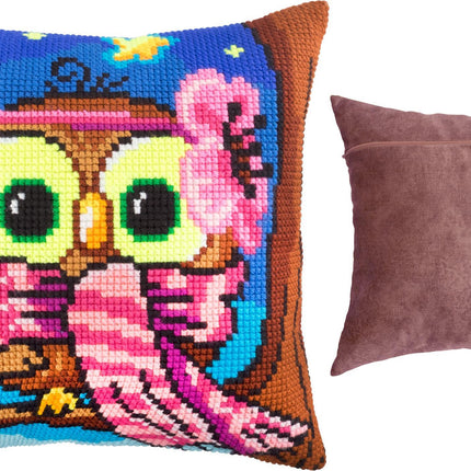 Cross Stitch Pillow Kit "Little Owl"
