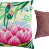 Cross Stitch Pillow Kit "Lotus"