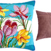 Needlepoint Pillow Kit "Crocuses"
