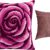 Cross Stitch Pillow Kit "Rose Swirl"