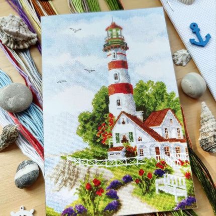 DIY Counted Cross Stitch Kit "At the native coast"